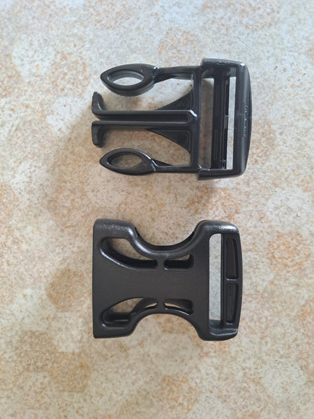 ITW Nexus Airloc Lightweight Side Release Buckles Black Plastic Clips All Sizes