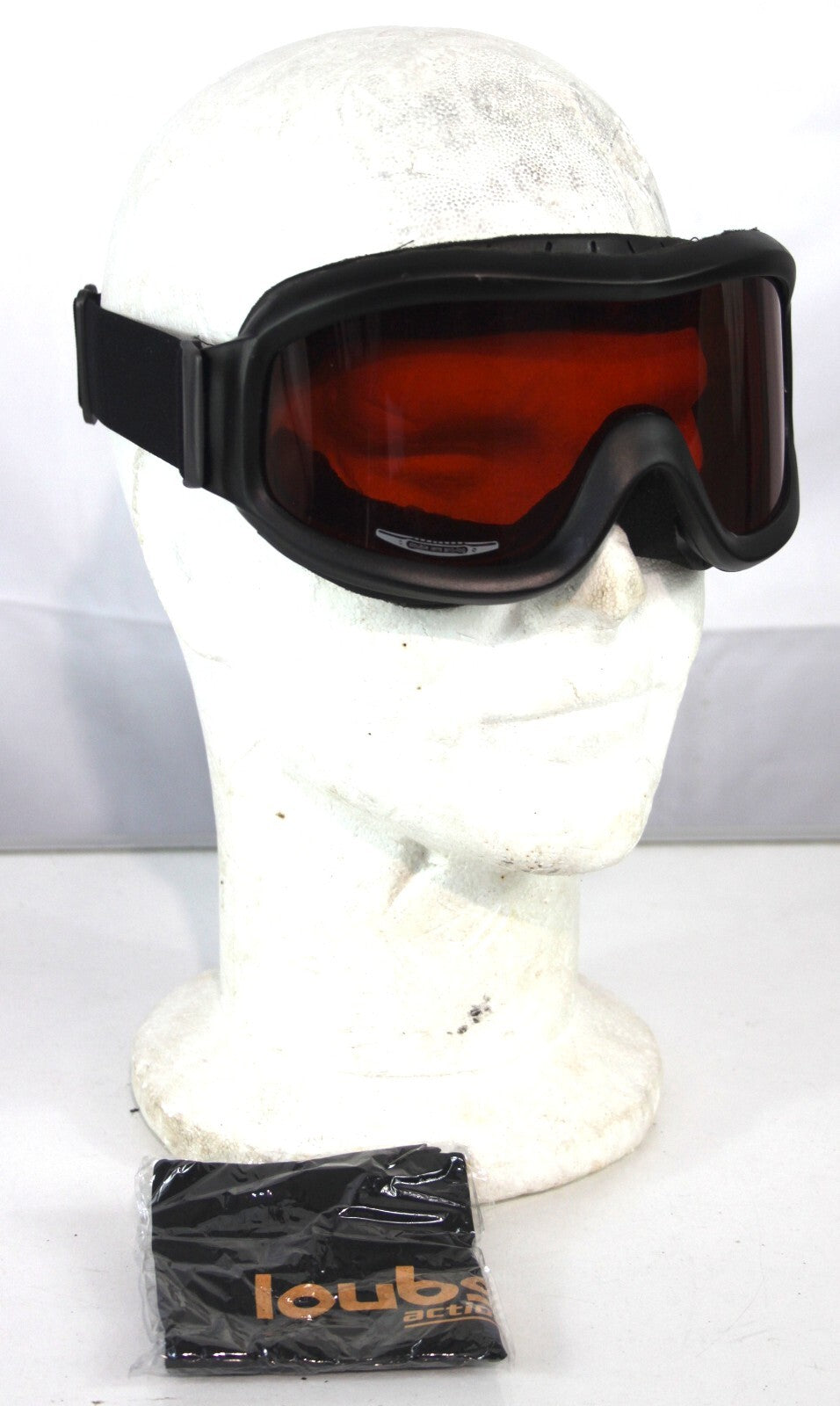 NEW Genuine Surplus Loubsol Tinted Goggles Dust Snow Military Issue Bag & Cloth