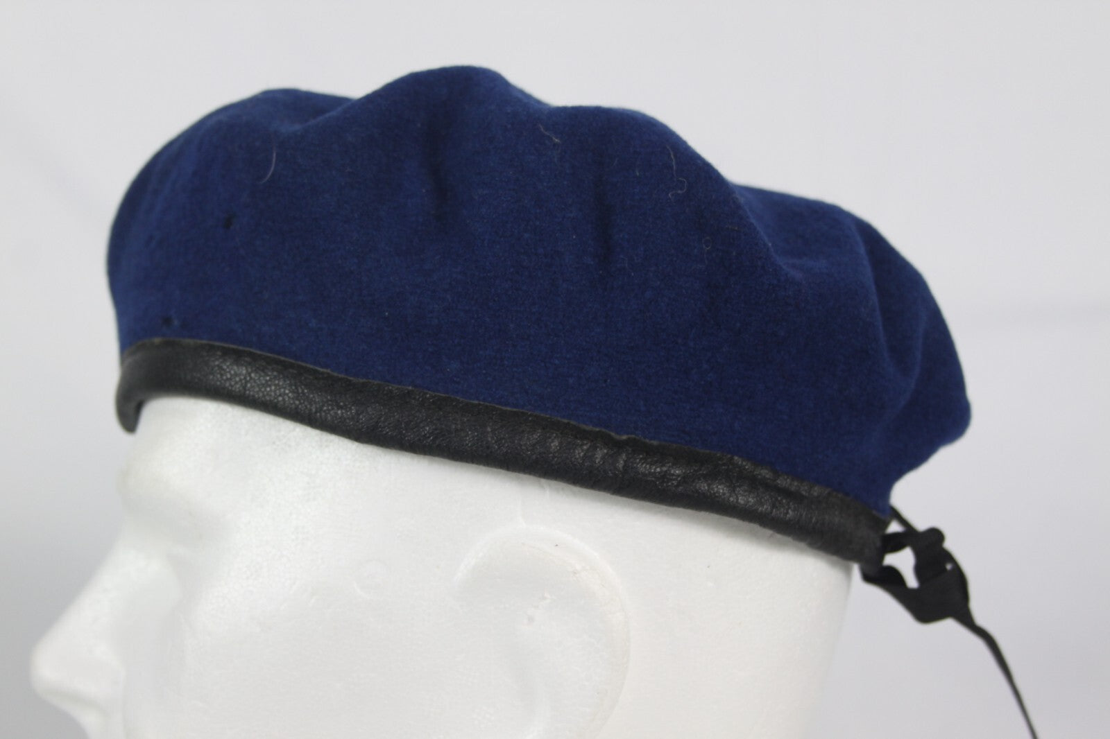 Genuine Surplus German/French Military Beret Royal Blue Wool (1487)