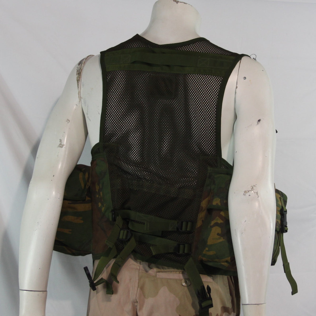 Assault Vest British DPM Camouflage Pockets Genuine Surplus Faded (4247)