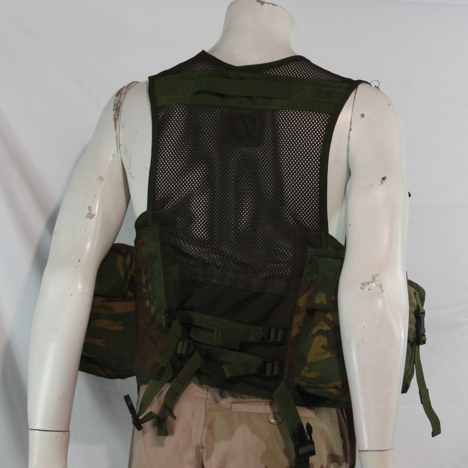 Assault Vest British DPM Camouflage Pockets Genuine Surplus Faded (4247)