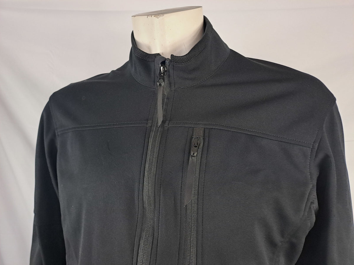 Genuine Surplus German Police Lightweight Softshell Stretch Jacket Black Windpro