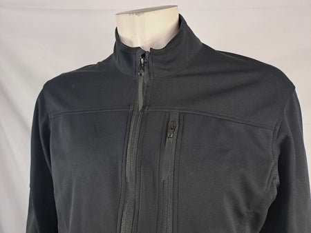 Genuine Surplus German Police Lightweight Softshell Stretch Jacket Black Windpro
