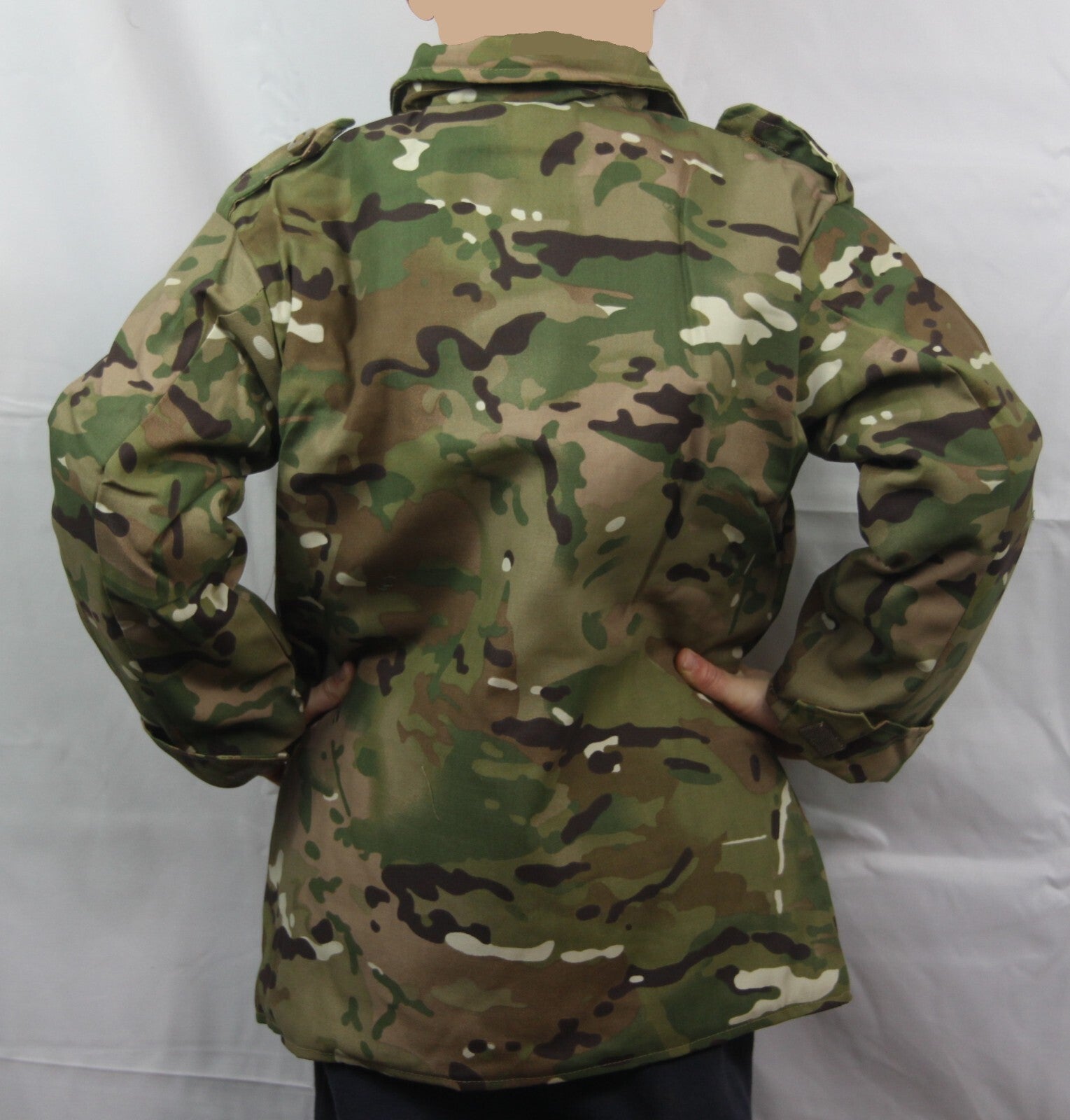 Kids/Boys Army British Padded Quilted Zipped Camo Jacket 3-12 Years MTP Style