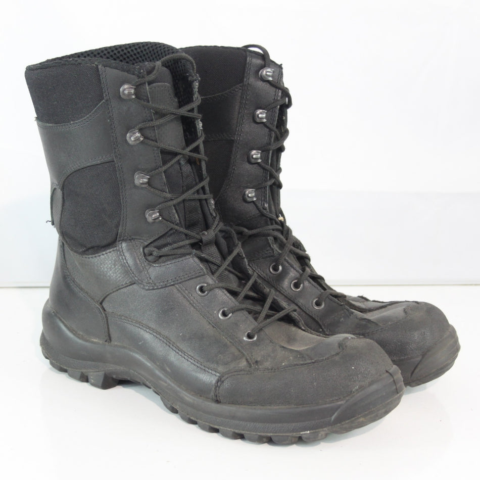 Austrian Army Black Jungle Boots LeatherLightweight Military Combat EU 43 (3582)