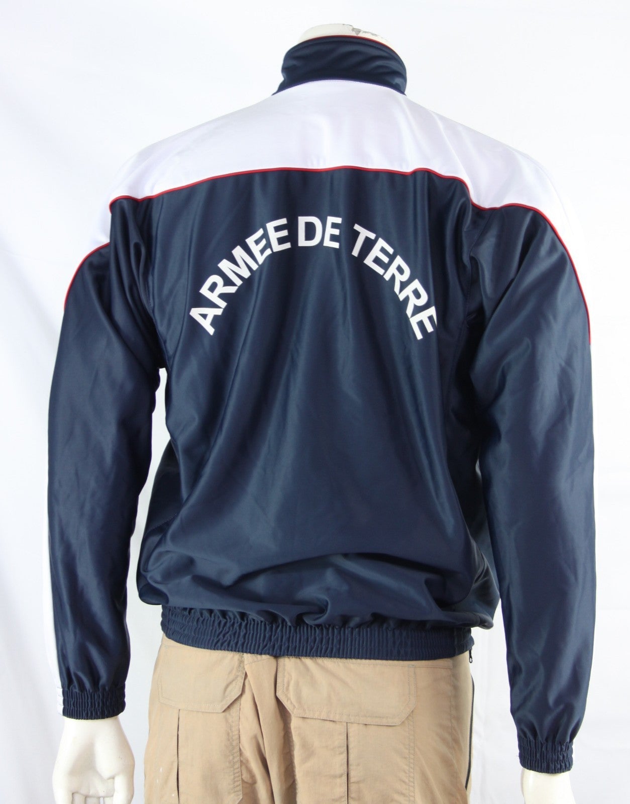 French Army Tracksuit Jacket Top Genuine Surplus Navy/White  (2207)