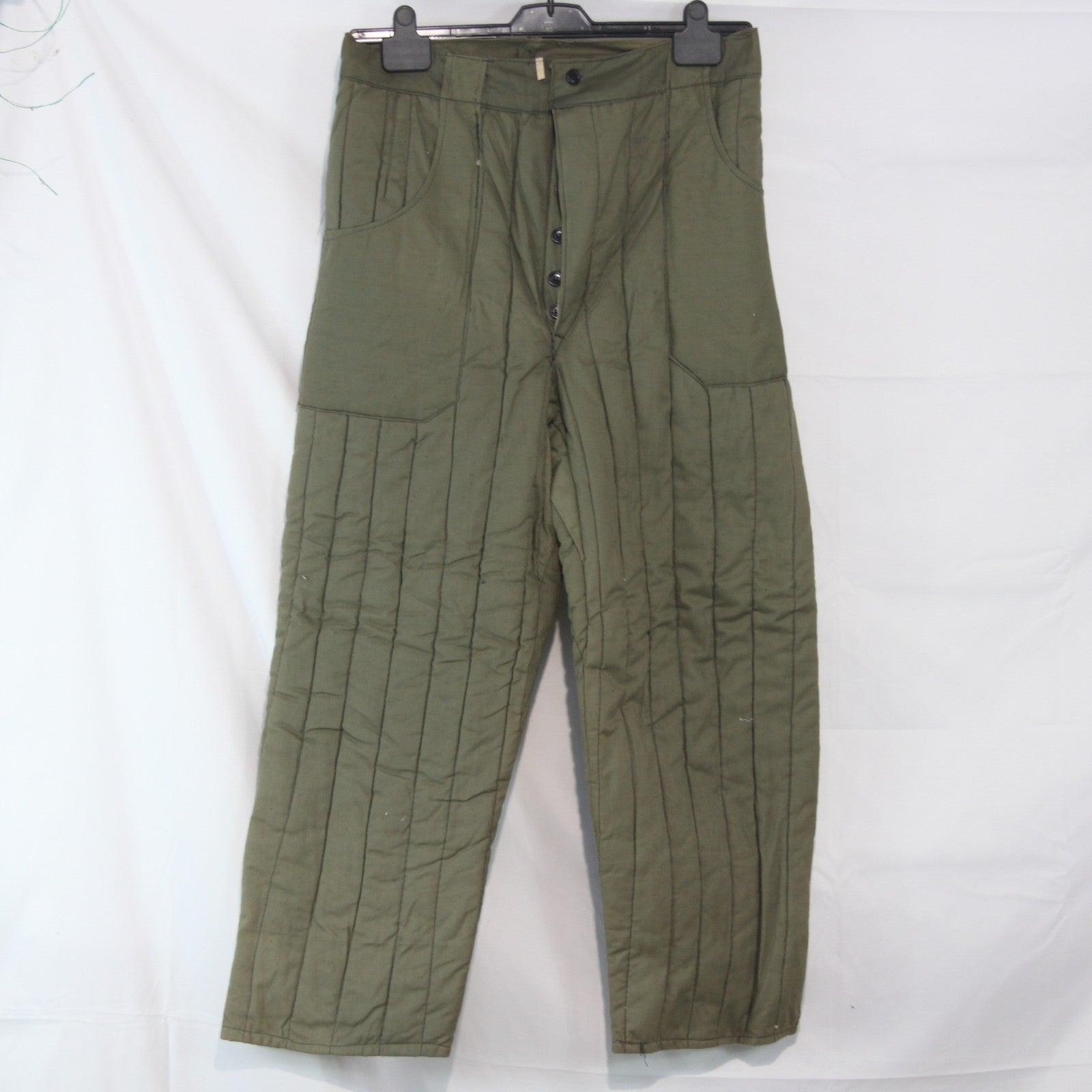 Vintage USSR Padded Winter Thermal Trousers Genuine Surplus 30-32" Waist (3848)
