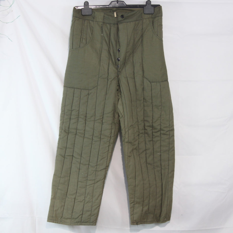 Vintage USSR Padded Winter Thermal Trousers Genuine Surplus 30-32" Waist (3848)