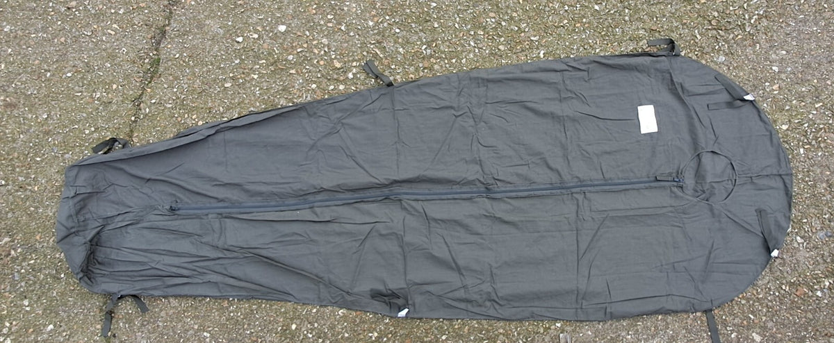 Genuine Surplus Dutch Army Sleeping Bag Liner Mummy Grey  (1856)
