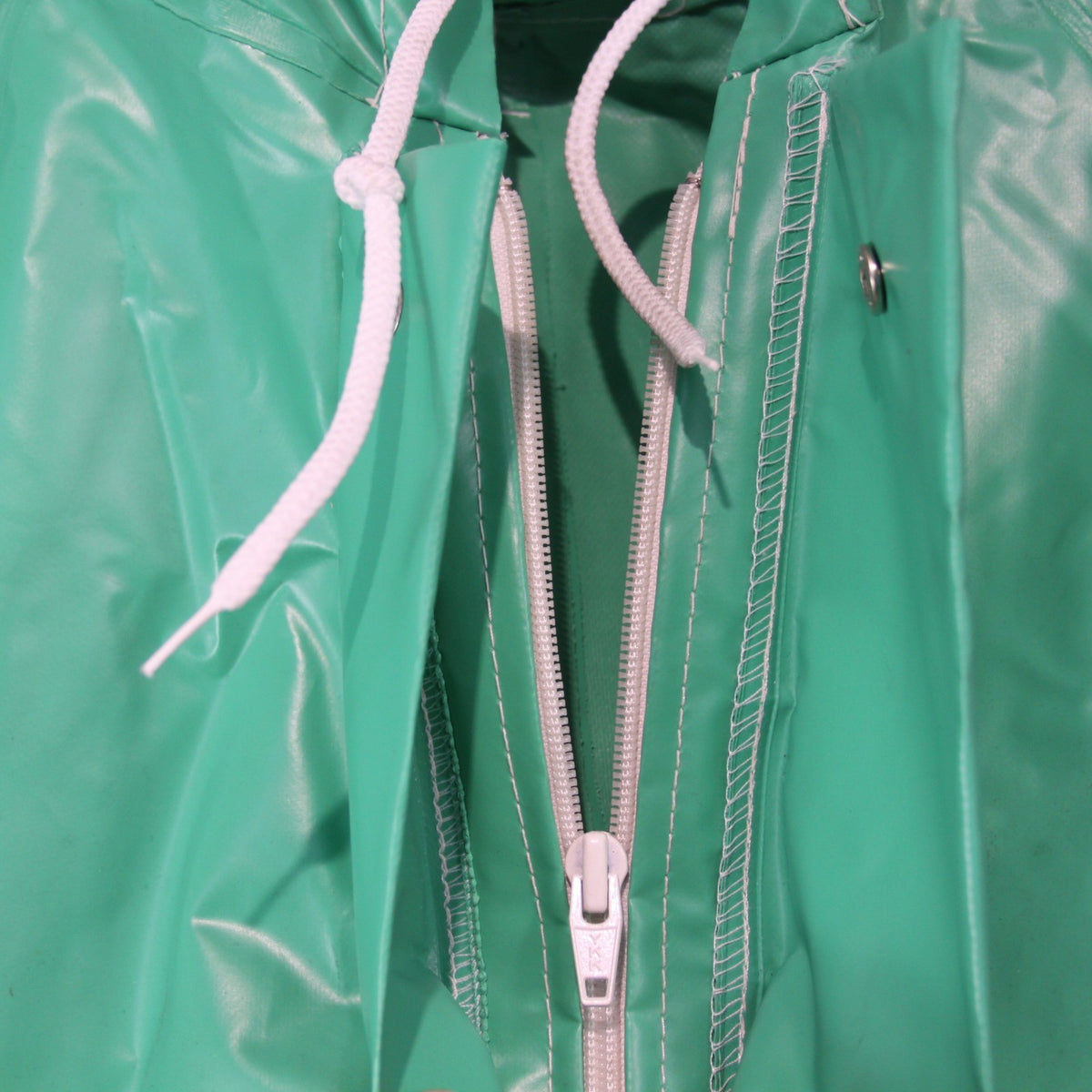 Waterproof Overall French Army Coverall Rubber type Suit Green Surplus (3947)