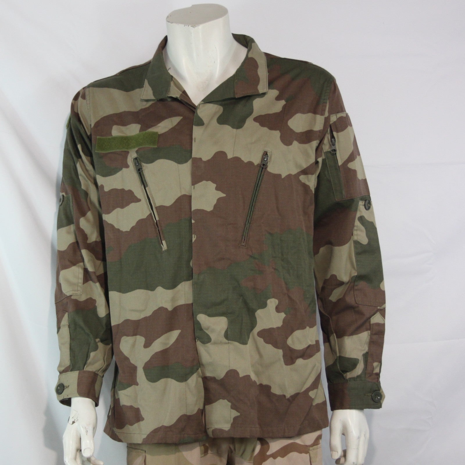 Turkish Army Camo Shirt Ripstop Genuine Surplus 40-42" (4147)