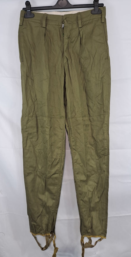 Genuine Surplus Romanian Army Vintage Combat trousers khaki green (1756)