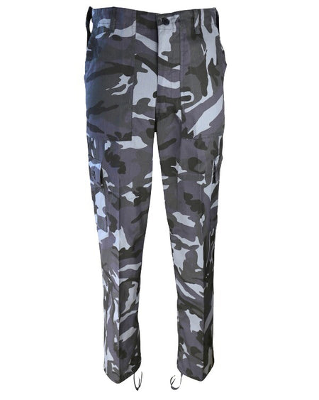 Kombat Night Urban Black Blue Combat Trousers Army Camo Pants Military Tactical