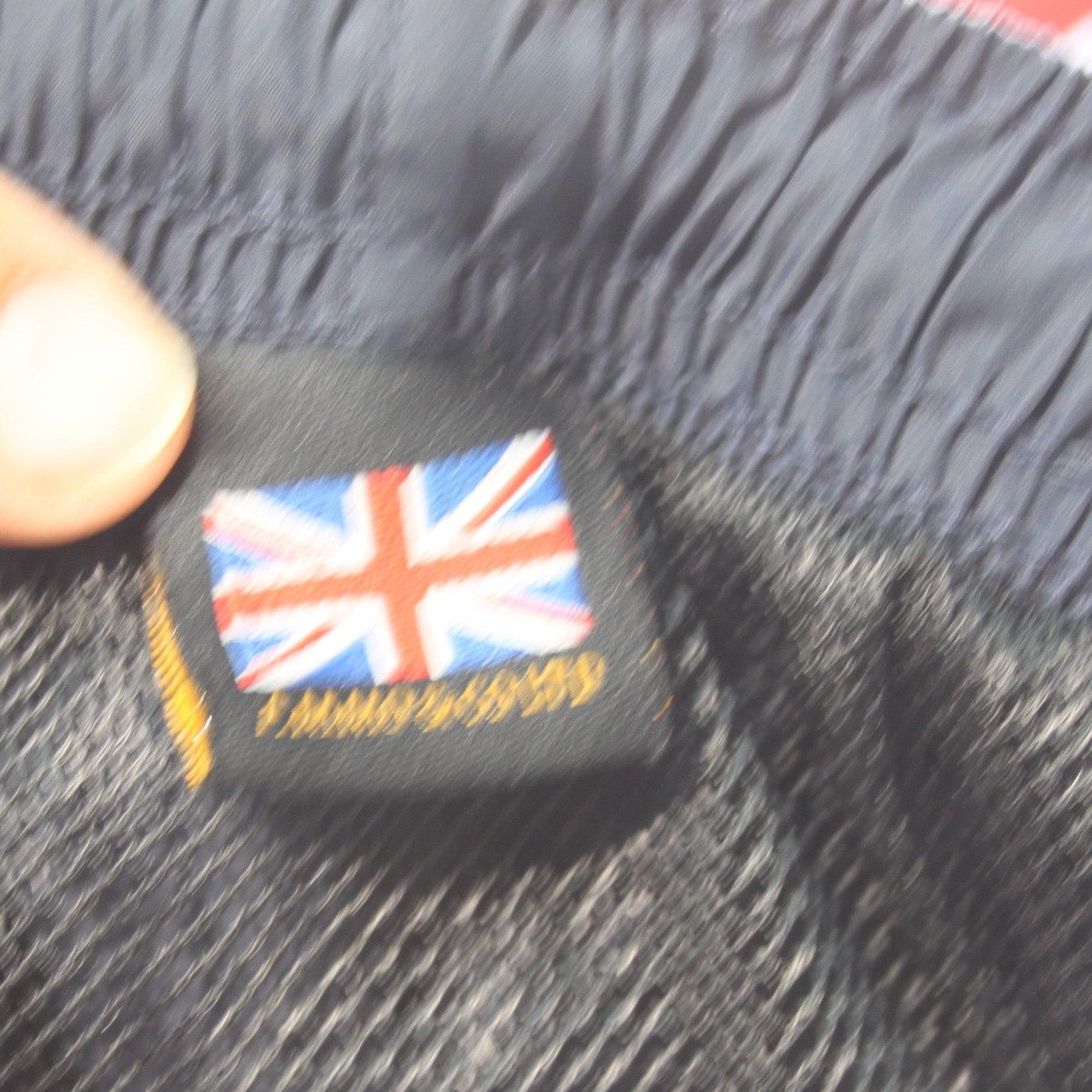 Genuine Surplus British Army PT Shorts Navy Blue Scottish Embroidery M (4377)