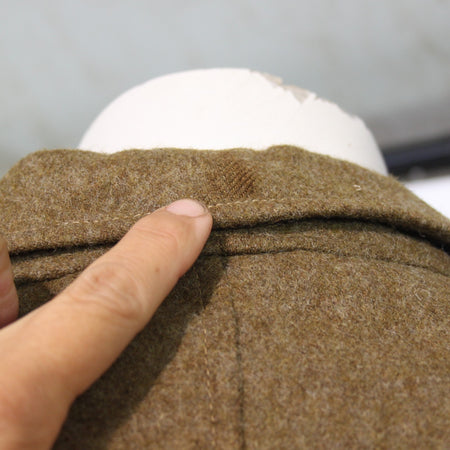 1954 British Army Battle Dress Short Uniform Jacket Wool 38" Chest Brown (3541)