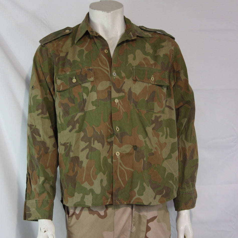 Romanian Army  Camo Shirt Genuine Surplus Jungle 15.5" (4215)