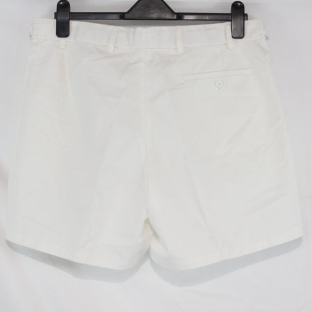 Vintage British Military Shorts White Genuine Surplus Tri-Service Mens PTI(4422)