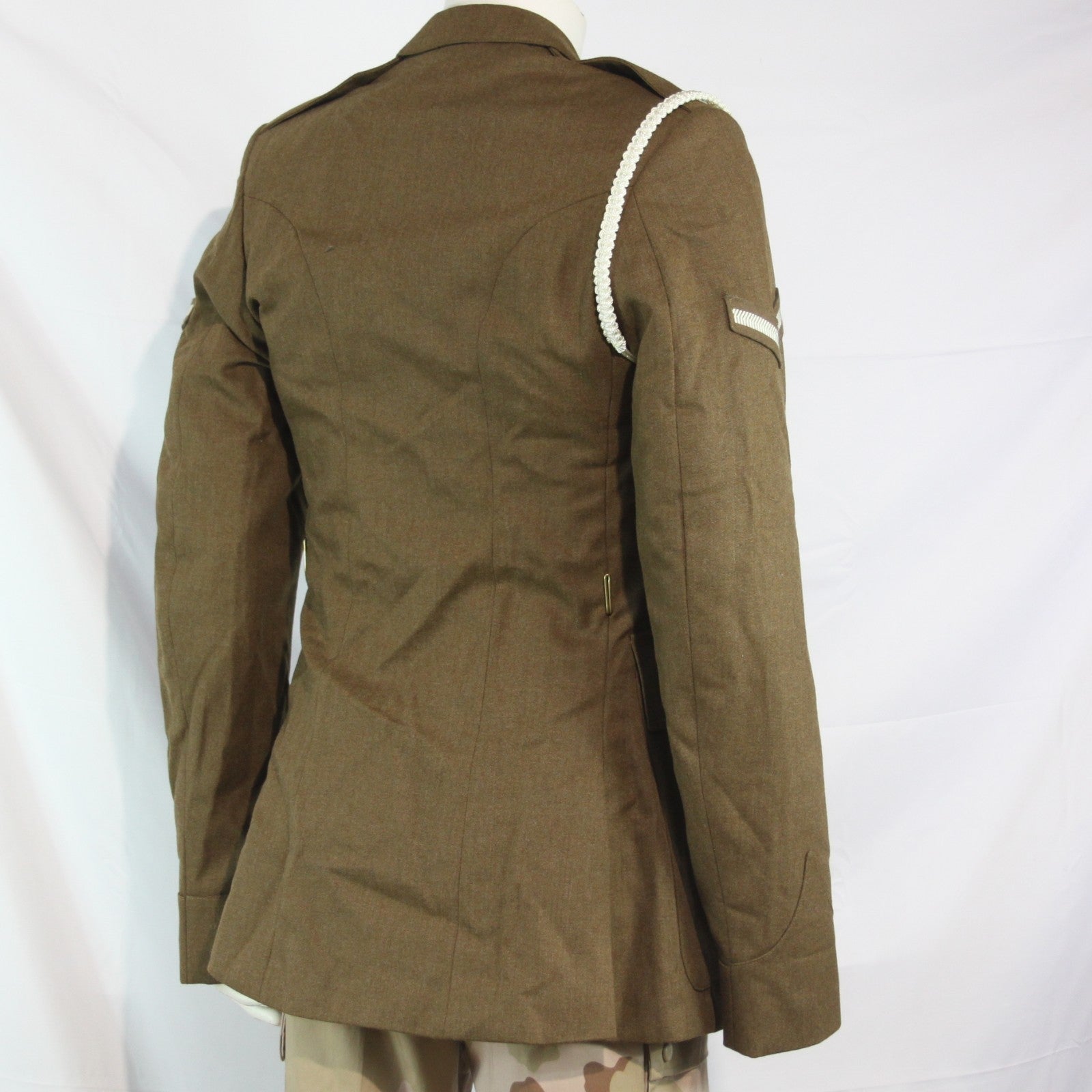 Genuine Surplus British Army Dress Uniform Jacket Tan repaired 40" Chest (4191))