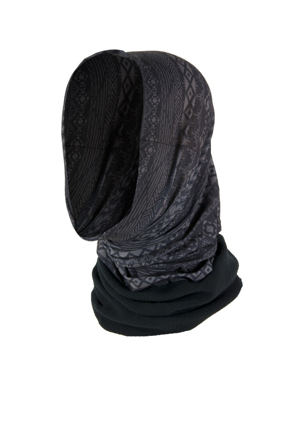 Highlander Headover Snood Cotton Knitted Stretch Scarf Balaclava