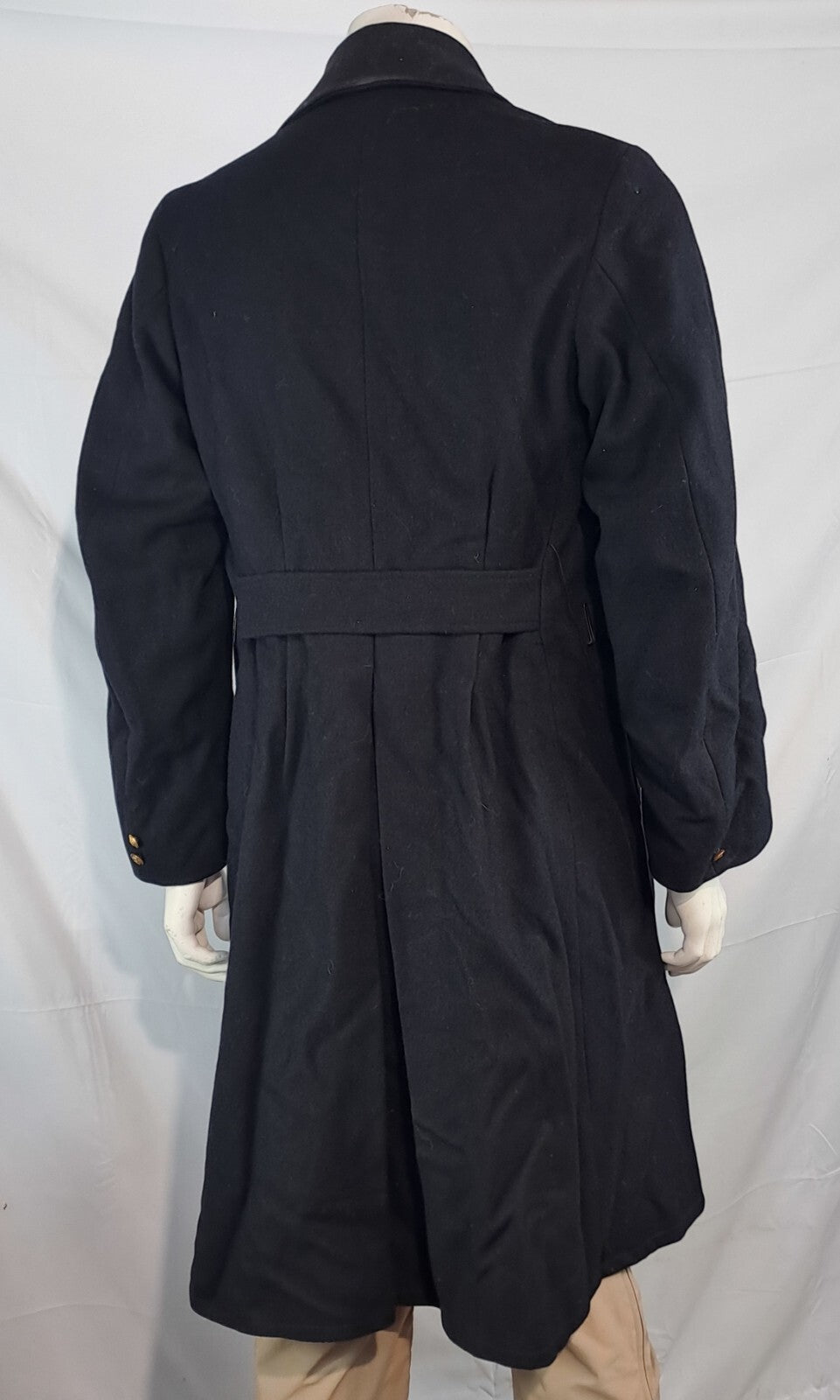 Genuine Surplus Vintage 1943 British Royal Navy Wool Greatcoat 34-36" (1319)