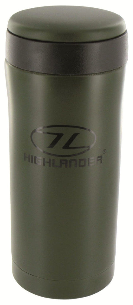 Highlander Sealed Thermal Mug Mini Flask Ammo Flask  Camo 330ml