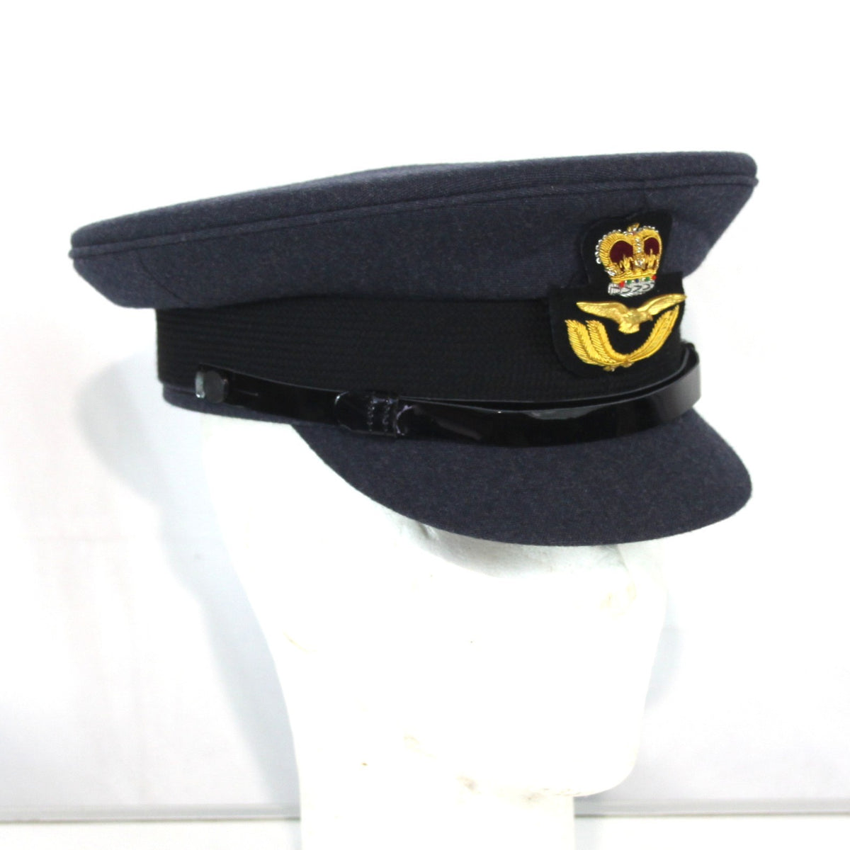 British RAF Officers Mens Dress Hat Genuine Surplus Peak Cap G1 (4448)