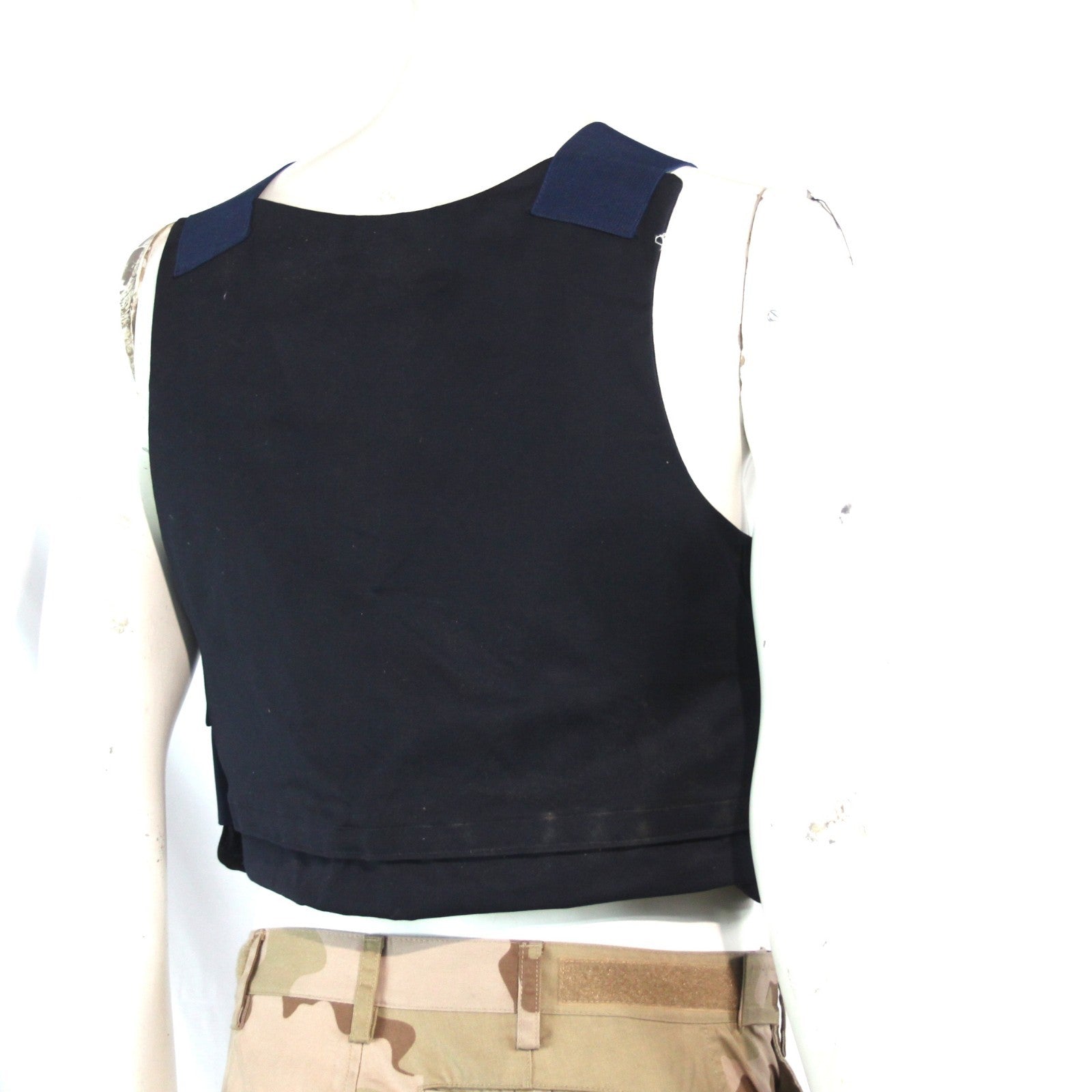 French Military Civilian Body Armour Cover Vest Blue Genuine Surplus M 3976
