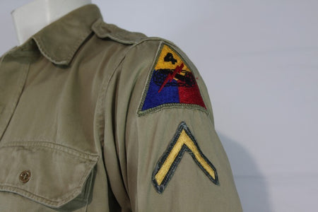 Genuine Surplus Vintage US Army Shirt 5th Armoured 1950's60's 38-40" (1526)
