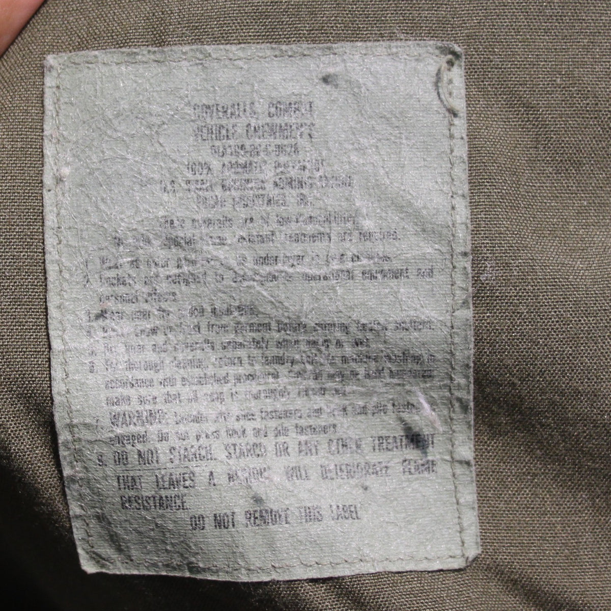 Genuine Surplus US Army Military Tank Suit Overall Olive AllInOne  42-44" (3383)