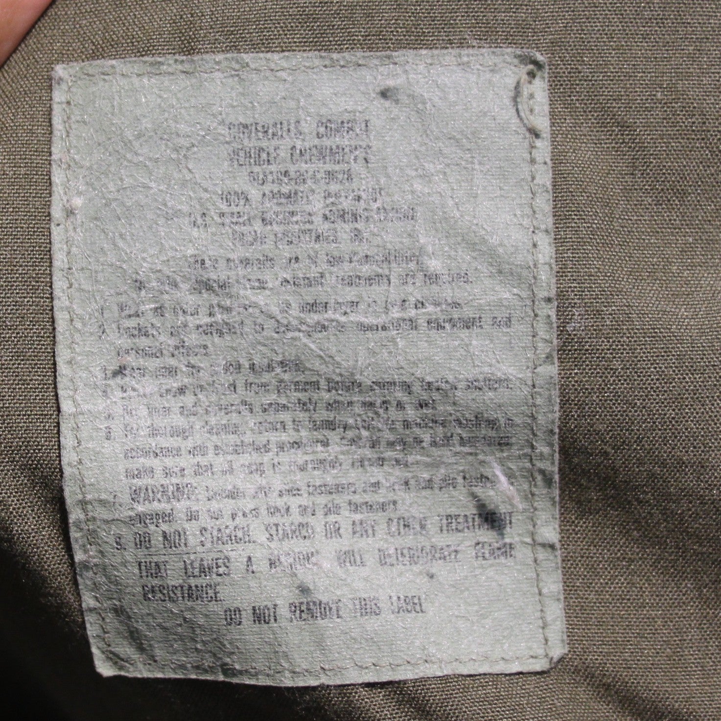 Genuine Surplus US Army Military Tank Suit Overall Olive AllInOne  42-44" (3383)