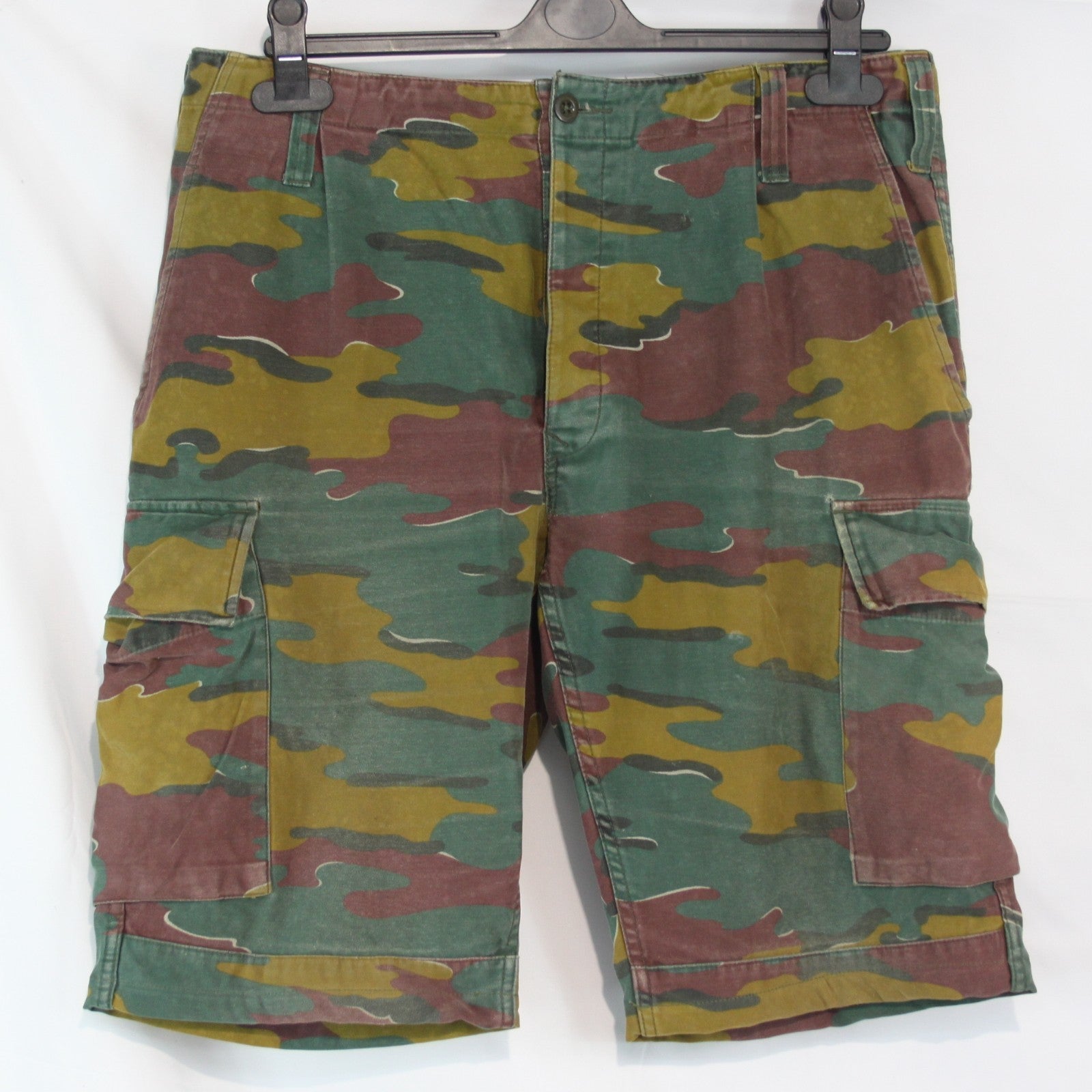 Genuine Surplus Belgian Jigsaw Camo Combat Shorts Cut-Offs 36" Waist (3670)