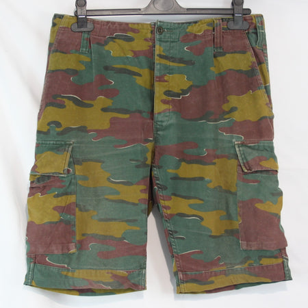 Genuine Surplus Belgian Jigsaw Camo Combat Shorts Cut-Offs 36" Waist (3670)