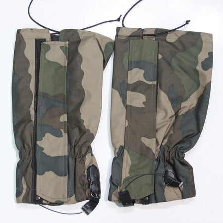 Waterproof Woodland Camo Gaiters with wire underfoot strap PVC Coated Adult 3948