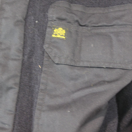 Windproof Pure New Wool Zip Up Jumper Jacket Dutch Military Surplus  46-48" 3569