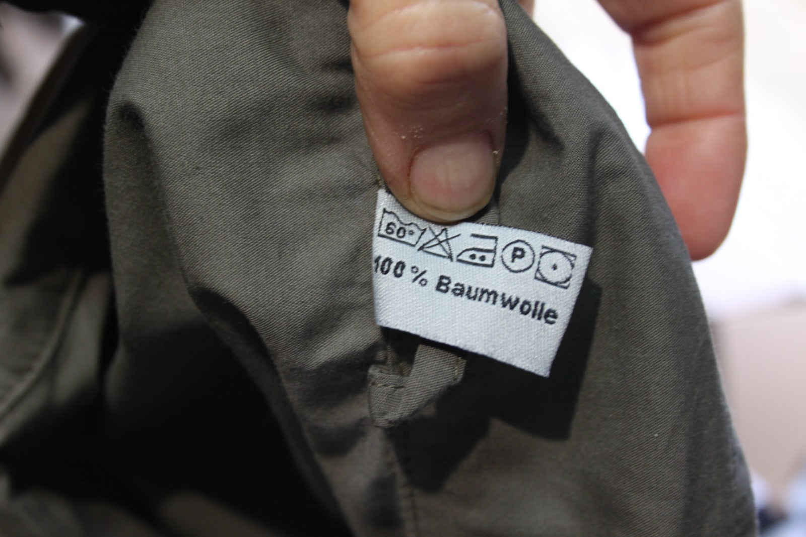 Genuine Surplus Austrian Overhead Shirt 100% Cotton Olive Green 44-46" (4064)