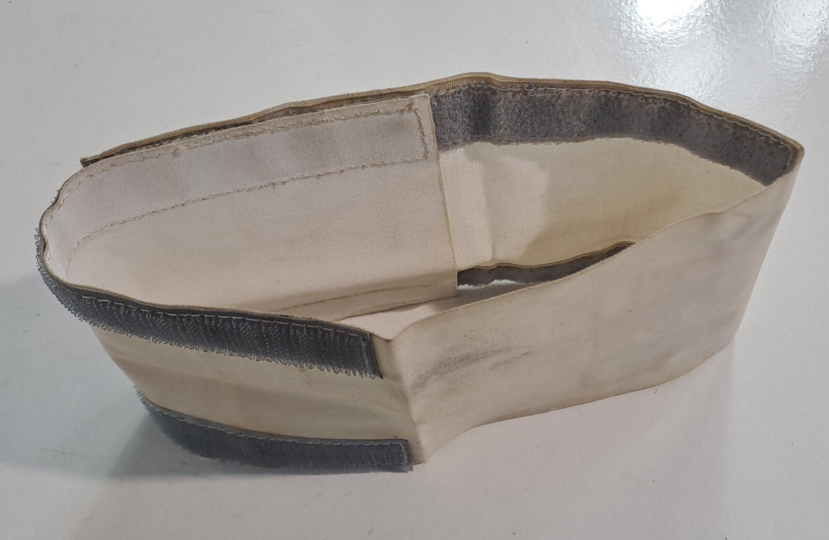 Genuine Surplus High Visibility Armbands White Hook & Loop relective PAIR (3092)