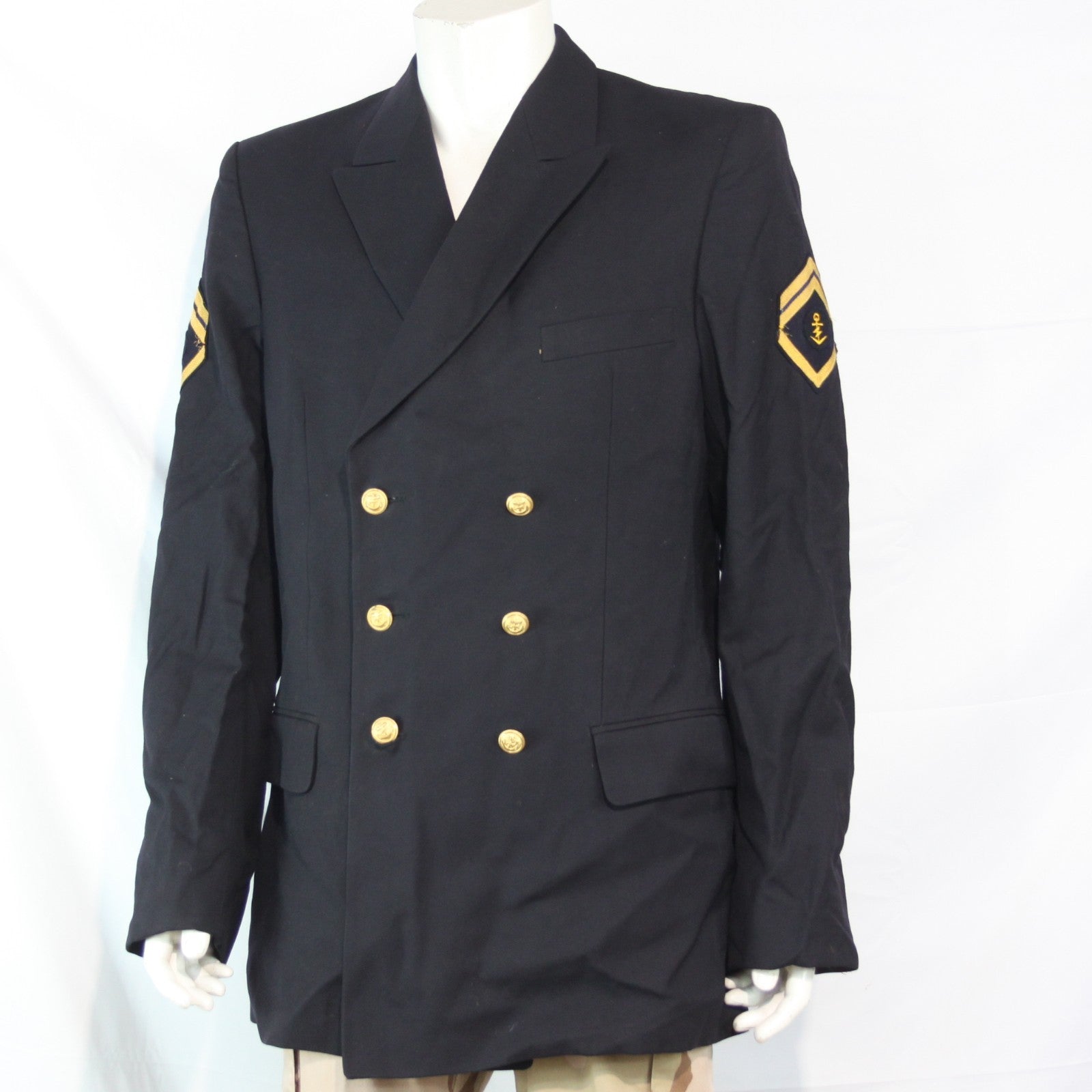 Genuine Surplus French Navy Jacket Naval Dress Uniform Jacket 42-44" Chest (3545