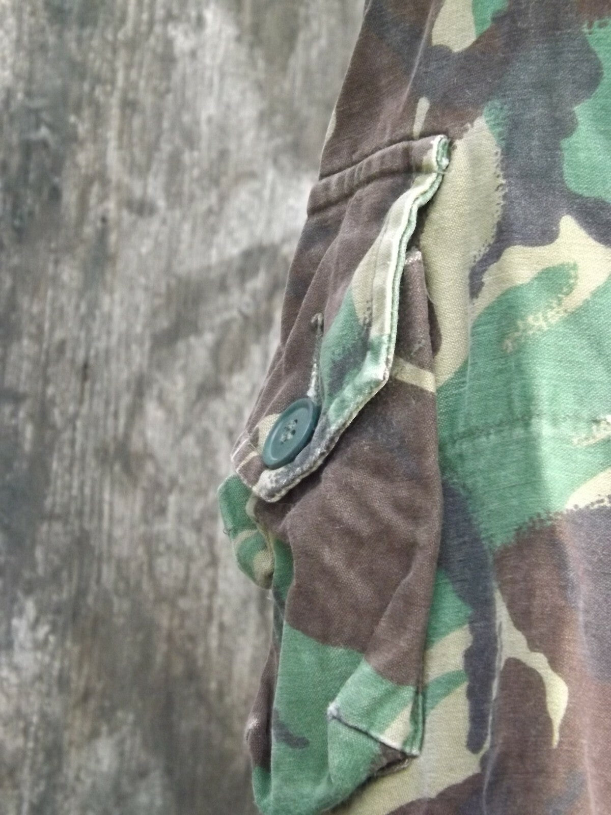 Genuine Surplus Vintage 1980's British Camo Jacket Cotton DPM Sustainable Repair