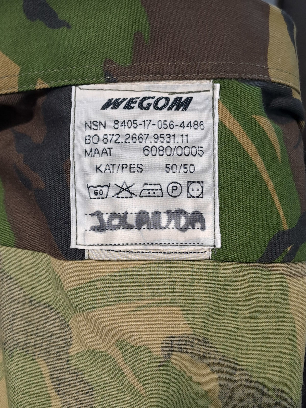 Genuine Surplus Dutch Army Lightweight Camo Shirt DPM SHORT Sleeve 3321