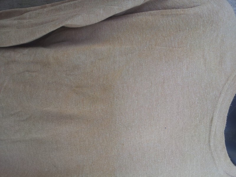 Genuine Surplus British Army AFV Thermal Top Vest Crew Neck Sand (2762)
