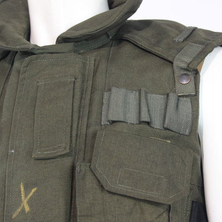 Austrian Military Body Armour Cover with Kevlar Genuine Surplus Olive 44" 3977
