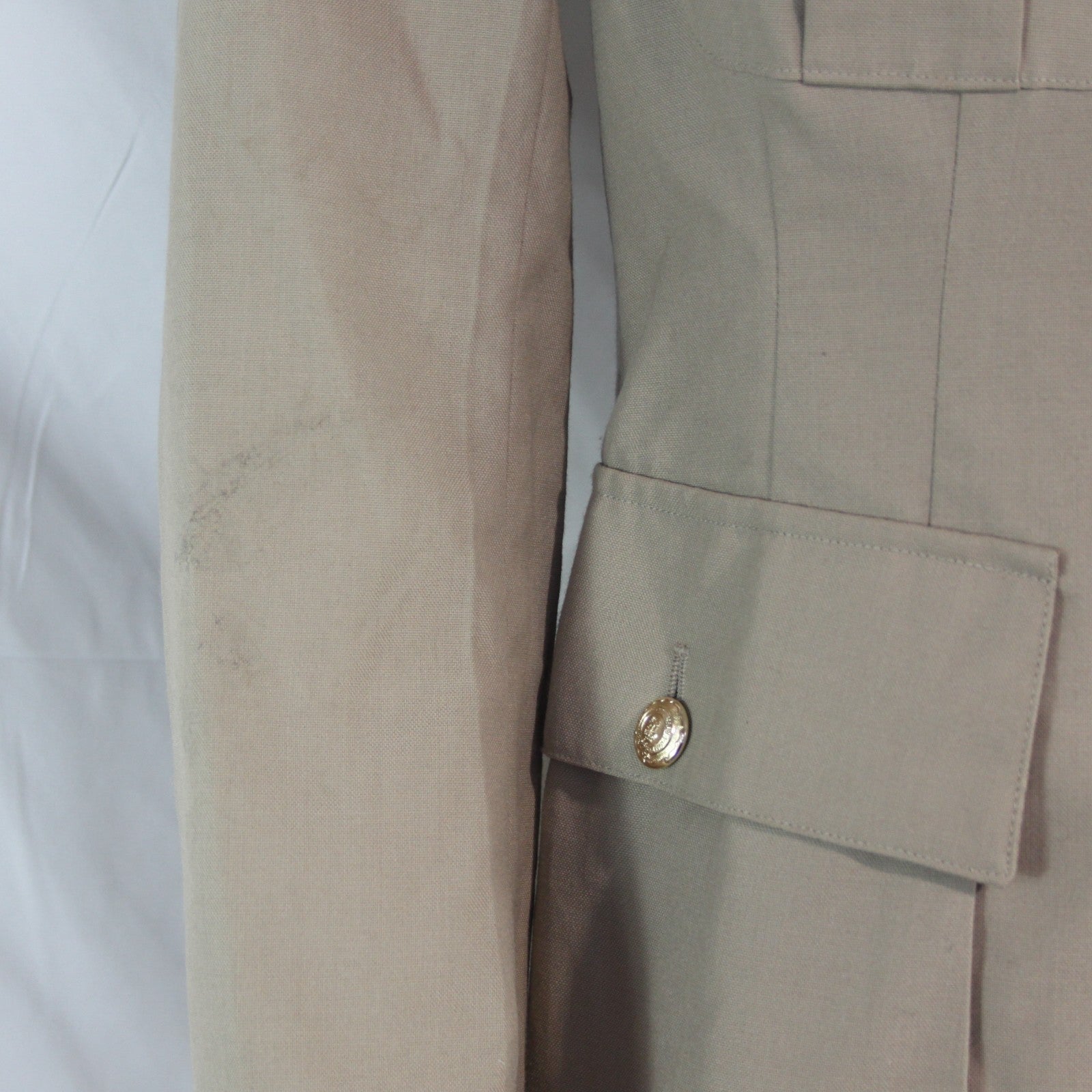 Genuine Surplus British Army Officers No4 Dress Jacket Beige Grade 2 42" (3491)