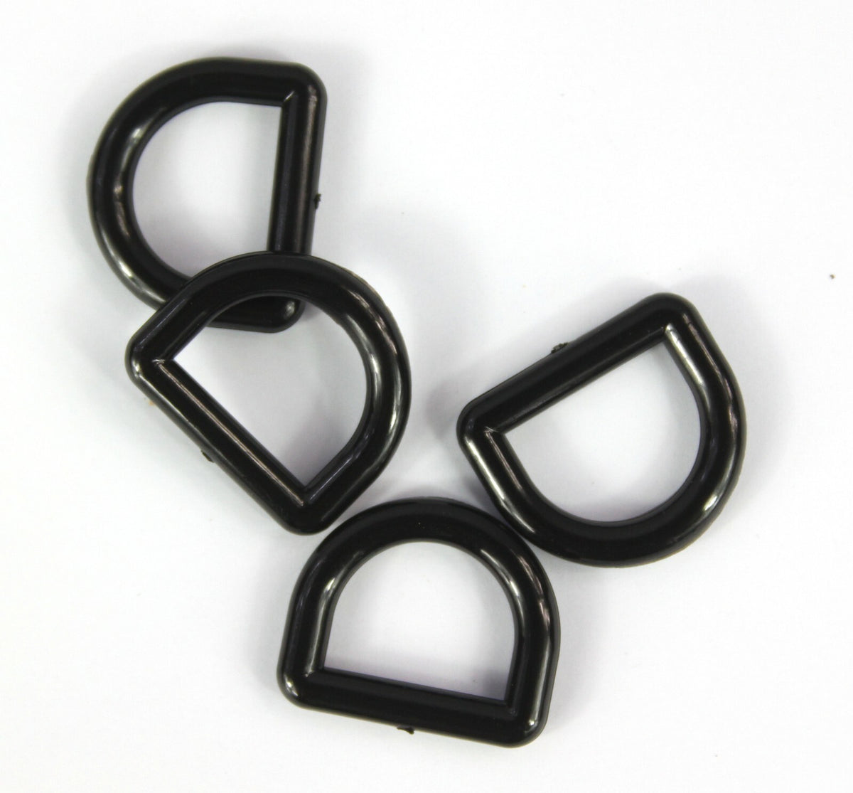 D-Rings Dees Buckles Black Tan Plastic Loops Rucksacks Replacement All Sizes