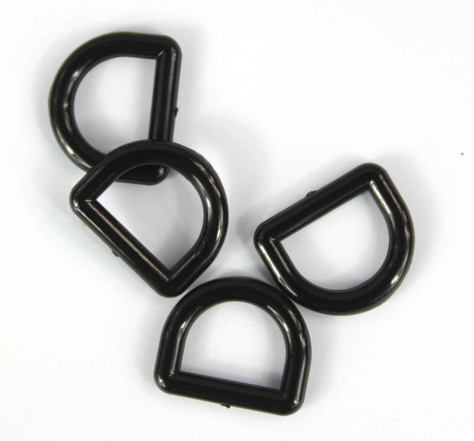 D-Rings Dees Buckles Black Tan Plastic Loops Rucksacks Replacement All Sizes