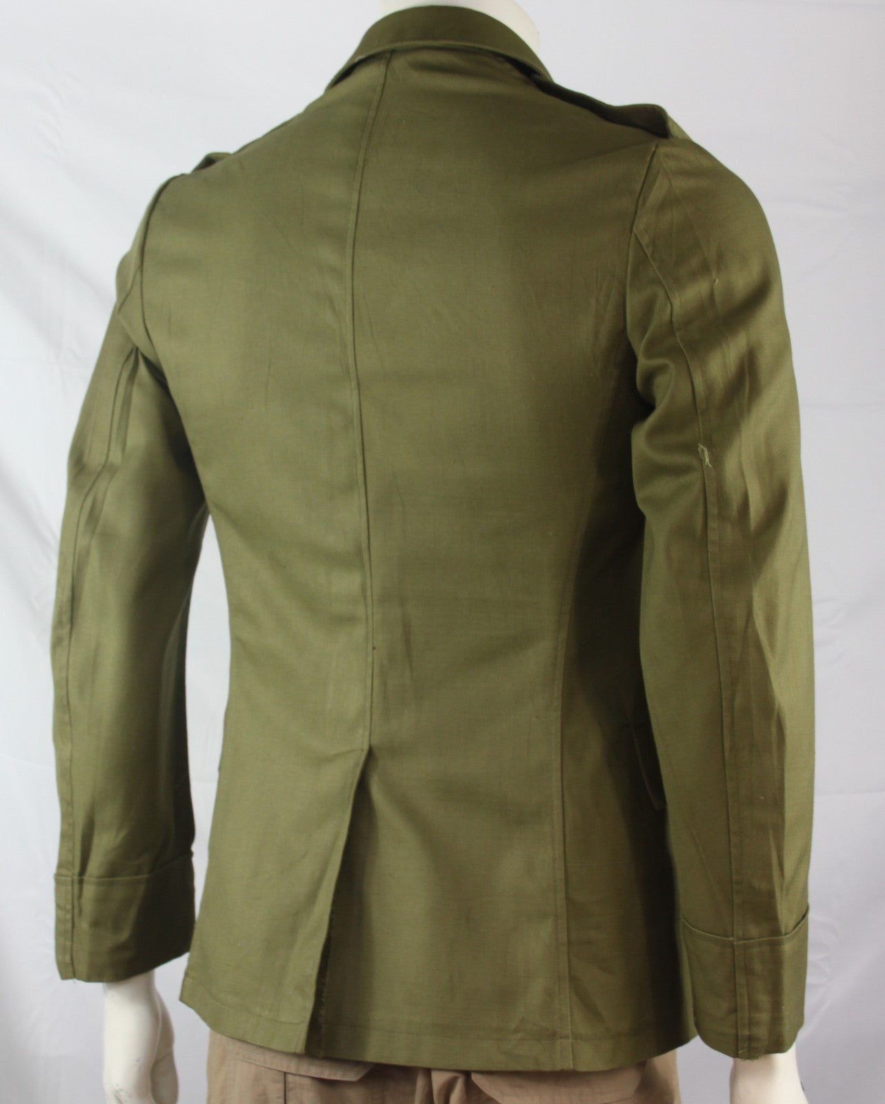 Genuine Surplus Czech Unlined Lighweight Jacket Olive Army 1976 36" Chest (1415)