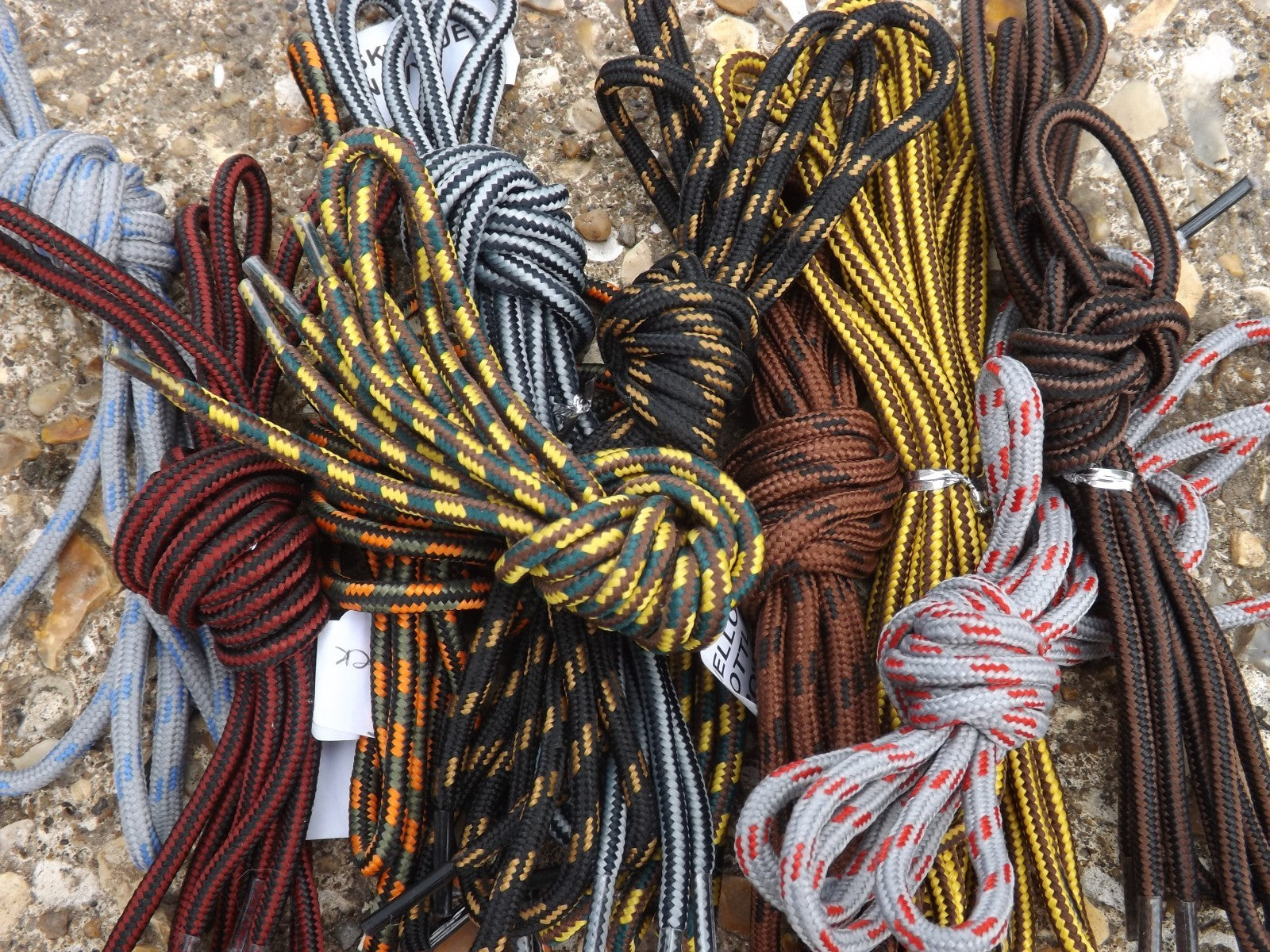 Highlander 130cm Hiking Laces Boots High Quality Round Smooth 6 Hole Shoe