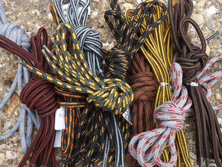 Highlander 130cm Hiking Laces Boots High Quality Round Smooth 6 Hole Shoe