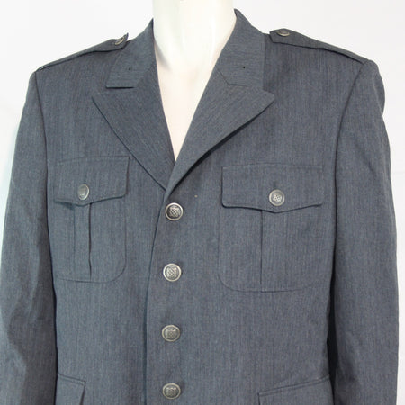 Genuine Surplus Bulgarian Army Dress Uniform Jacket Blue  46" Chest (3566)