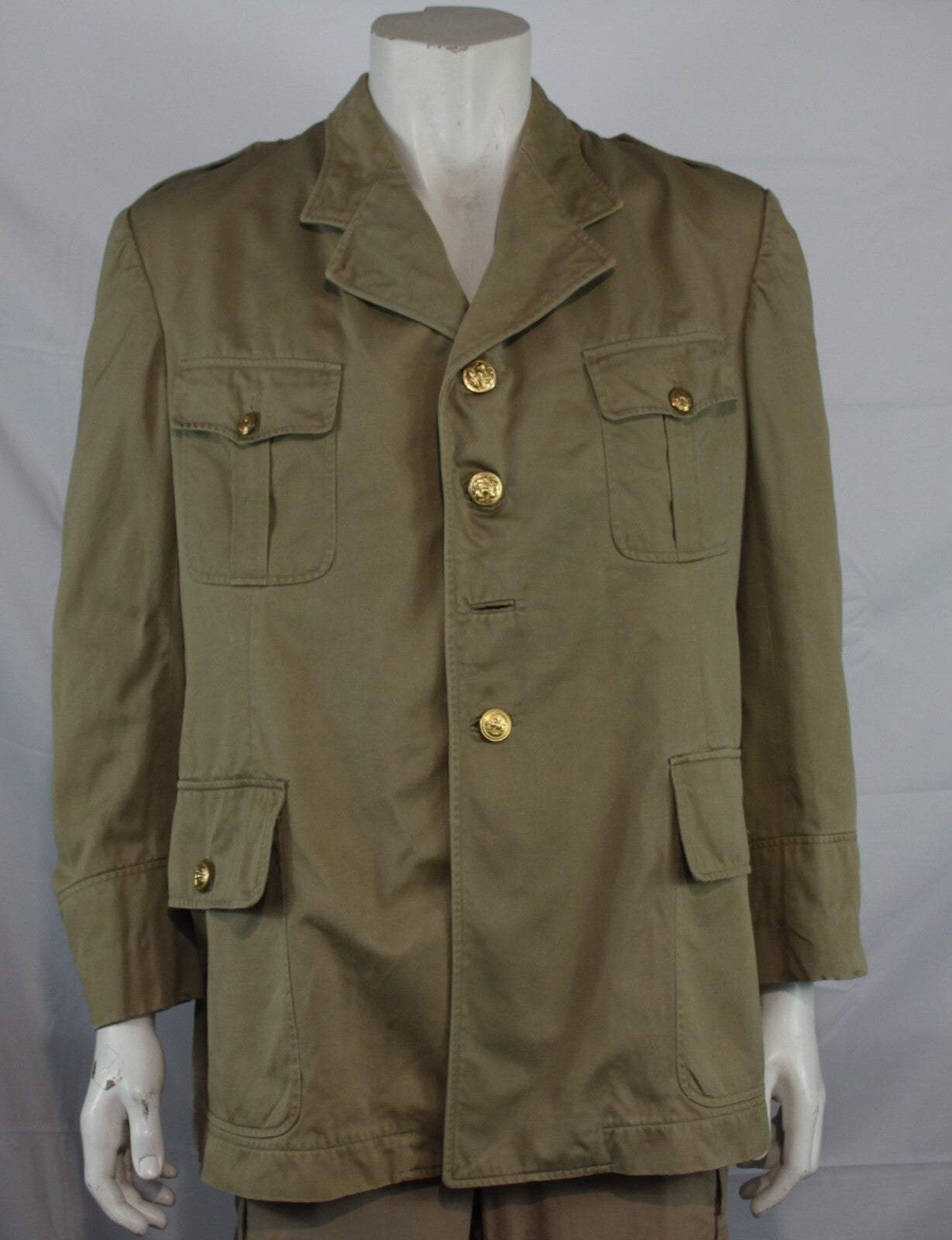 Genuine Surplus French Army Dress Jacket US Navy buttons 42-44" (1527)