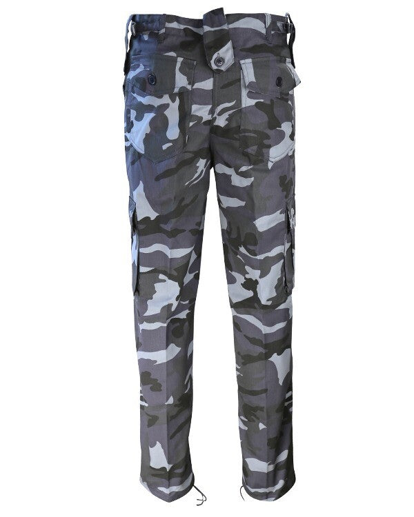 Kombat Night Urban Black Blue Combat Trousers Army Camo Pants Military Tactical